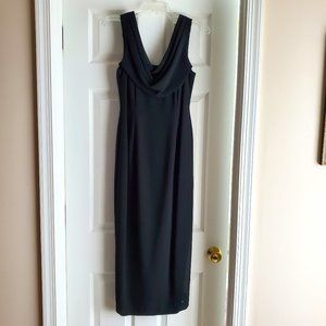 Datiani Petite Midi Black Cocktail Dress Size 4P